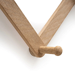 Настенная деревянная раздвижная вешалка Larson Wood Hanger варинант исполнения - 4 | Loft Concept в Ульяновске