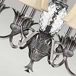 Люстра с 7-ю кремовыми текстильными абажурами Hinkley варинант исполнения - 6 | Loft Concept в Ульяновске