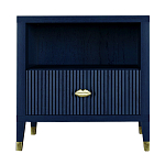 Прикроватная тумбочка с полкой Elsa Dreams Blue варинант исполнения - 5 | Loft Concept в Ульяновске