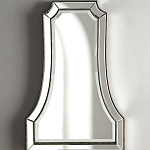 Зеркало в серебристой фигурной раме Silver Reflection варинант исполнения - 3 | Loft Concept в Ульяновске