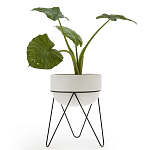 Кашпо Elevated Planters Luna 54 белое варинант исполнения - 2 | Loft Concept в Ульяновске