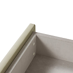 Консоль прямоугольная на золотом каркасе с 2-мя ящиками Warwick варинант исполнения - 1 | Loft Concept в Ульяновске