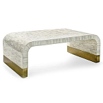 Стол журнальный Белый  BONE INLAY SIDE TABLE-Cream варинант исполнения - 4 | Loft Concept в Ульяновске