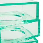 Стол журнальный в форме кубов Acrylic Furniture Lumina Mint Breeze варинант исполнения - 3 | Loft Concept в Ульяновске