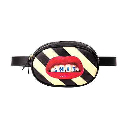 Поясная сумка Seletti Shit Striped Поясная сумка Seletti Shit Striped