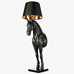 Horse Statue Floor Lamp Большой светильник Черная Лошадь варинант исполнения - 6 | Loft Concept в Ульяновске