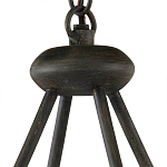 Люстра круглая с литыми стеклянными дисками Olympe Glass Chandelier варинант исполнения - 3 | Loft Concept в Ульяновске