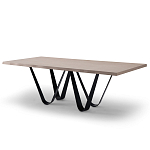 Стол обеденный на изогнутых ножках Consonance варинант исполнения - 1 | Loft Concept в Ульяновске