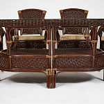 Комплект обеденный из ротанга Eloise grand варинант исполнения - 11 | Loft Concept в Ульяновске