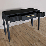 Элегантная Консоль Primo с выдвижным ящиком Черный дуб варинант исполнения - 6 | Loft Concept в Ульяновске