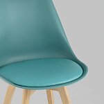 Стул с основой из пластика и мягким сиденьем Arvika Azure варинант исполнения - 7 | Loft Concept в Ульяновске