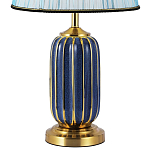 Настольная лампа с абажуром Terenzio Blue Table Lamp варинант исполнения - 3 | Loft Concept в Ульяновске