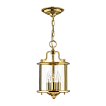 Подвесной светильник с прозрачным стеклянным цилиндрическим плафоном в классическом стиле на цепи Hinkley варинант исполнения - 13 | Loft Concept в Ульяновске