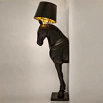 Horse Statue Floor Lamp Большой светильник Черная Лошадь варинант исполнения - 3 | Loft Concept в Ульяновске