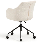 Вращающееся кресло с обивкой букле Boucle Office Chair варинант исполнения - 3 | Loft Concept в Ульяновске