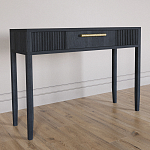 Элегантная Консоль Primo с выдвижным ящиком Черный дуб варинант исполнения - 2 | Loft Concept в Ульяновске