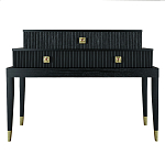 Премиальная Консоль с тремя ящиками Elsa Dreams Black варинант исполнения - 4 | Loft Concept в Ульяновске