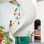 Каскадная люстра с цветными плафонами Soar Colorful Cascade Chandelier варинант исполнения - 2 | Loft Concept в Ульяновске