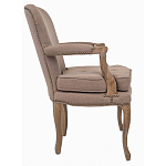 Кресло Aubrey Classical Armchair brown flax варинант исполнения - 1 | Loft Concept в Ульяновске