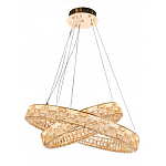 Люстра на 2 кольца с текстурной огранкой Reflection of Reality варинант исполнения - 1 | Loft Concept в Ульяновске