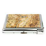 Портсигар с газовой зажигалкой из натурального камня Оникс Stone Cigarettes Cases варинант исполнения - 10 | Loft Concept в Ульяновске