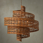 Люстра фактурная в виде спирали Enveloping Art варинант исполнения - 4 | Loft Concept в Ульяновске