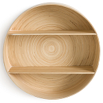 Полка настенная из бамбука Zenara варинант исполнения - 1 | Loft Concept в Ульяновске