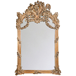 Зеркало настенное в ажурной раме с эффектом старины Classic Ornament Mirror варинант исполнения - 1 | Loft Concept в Ульяновске