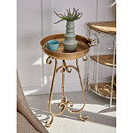 Столик приставной на фигурном подножии Magnificent Century варинант исполнения - 5 | Loft Concept в Ульяновске