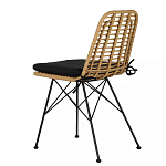 Стул с ротанговым плетением Wicker Stool без подлокотников варинант исполнения - 3 | Loft Concept в Ульяновске