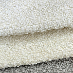 Мебельная ткань белый молочный Букле 142 см 1001 варинант исполнения - 1 | Loft Concept в Ульяновске