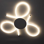 Люстра белого цвета с тремя изогнутыми светодиоидными плафонами Luke Lampco Tracer Lamp варинант исполнения - 2 | Loft Concept в Ульяновске