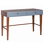 Стол письменный из массива бука с 2-мя ящиками серый Wenge Light варинант исполнения - 1 | Loft Concept в Ульяновске