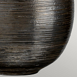 Настольная лампа с круглым фарфоровым основанием ручной работы с покрытием глазурью и белым абажуром из искусственного шелка Elstead Lighting варинант исполнения - 5 | Loft Concept в Ульяновске