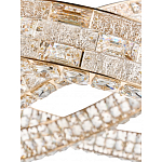 Люстра на 2 кольца с текстурной огранкой Reflection of Reality варинант исполнения - 4 | Loft Concept в Ульяновске