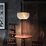 Подвесной светильник с белыми изящными декоративными лепестками Volumetric Petal Lamp варинант исполнения - 3 | Loft Concept в Ульяновске