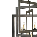 Люстра из пересекающихся квадратных элементов Intersecting Squares варинант исполнения - 1 | Loft Concept в Ульяновске