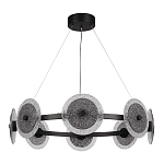 Люстра с плафонами из фактурного двойного стекла Heterochromia варинант исполнения - 5 | Loft Concept в Ульяновске