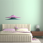 Подвесной вязаный светильник в двухцветном исполнении «Двойной Токио»  варинант исполнения - 1 | Loft Concept в Ульяновске