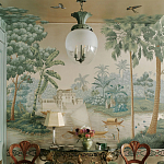 Обои ручная роспись River Scenes of Bengal Kolkata варинант исполнения - 1 | Loft Concept в Ульяновске