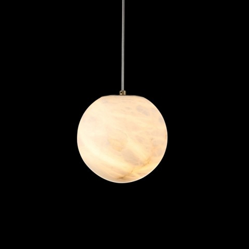 Люстра подвесная с сферическими плафономи из натурального камня Glowing Spheres Латунь Белый Люстра подвесная с сферическими плафономи из натурального камня Glowing Spheres Латунь Белый в Ульяновске | Loft Concept