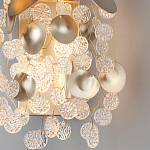 Бра с декоративными подвесками из прозрачного стекла в форме монеток FAIRYTREE Light варинант исполнения - 4 | Loft Concept в Ульяновске