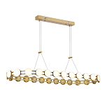 Люстра овальная с круглыми светодиодными источниками света Maxine Light варинант исполнения - 1 | Loft Concept в Ульяновске