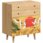 Комод с принтом на ящиках Elise Chest of Drawers варинант исполнения - 16 | Loft Concept в Ульяновске