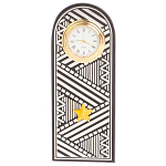 Часы подарочные настольные в виде погона Генерала из натурального камня Змеевик Silver Military Clock варинант исполнения - 4 | Loft Concept в Ульяновске