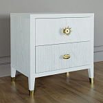 Тумба прикроватная с двумя ящиками Elsa Dreams White варинант исполнения - 1 | Loft Concept в Ульяновске