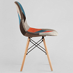 Стул с обивкой в технике пэчворк DSW варинант исполнения - 3 | Loft Concept в Ульяновске