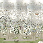 Обои ручная роспись Temple Newsam White Gold gilded silk варинант исполнения - 1 | Loft Concept в Ульяновске