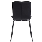 Стул черный с обивкой из велюра Black Archie Chair варинант исполнения - 4 | Loft Concept в Ульяновске
