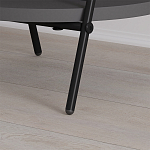 Стол приставной с 2-мя круглыми столешницами цвета антрацит ESSEL SIDE TABLE ANTHRACITE варинант исполнения - 2 | Loft Concept в Ульяновске